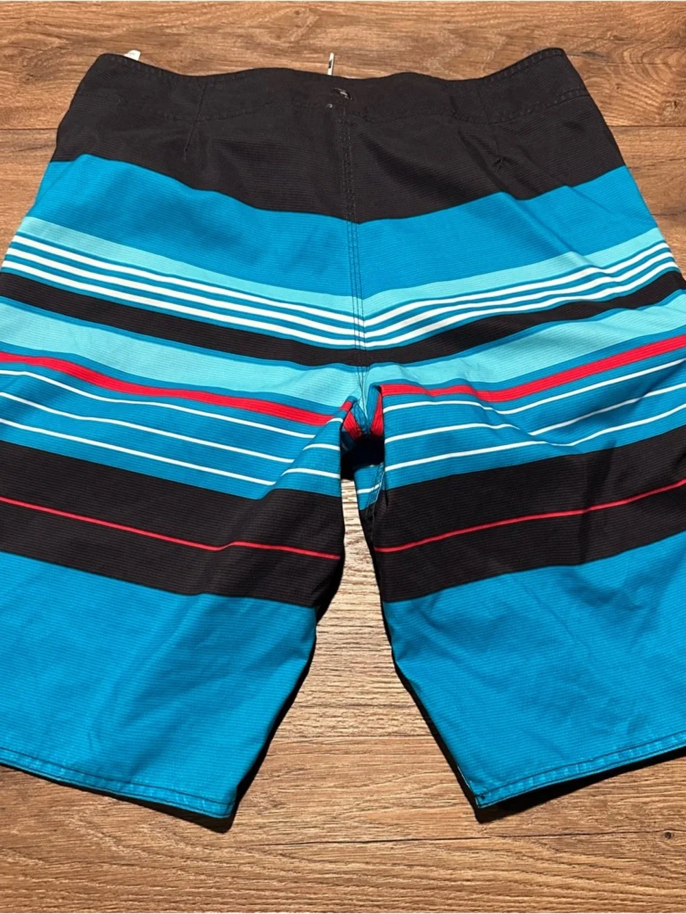 Y2K Quiksilver Striped Board Shorts‎
